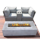 Outdoor Elegance Conversation Set With Fire Pit by HouseOfZazla