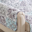 Reversible Floral Patchwork Furniture Protector - Maribel Collection by Great Bay Home