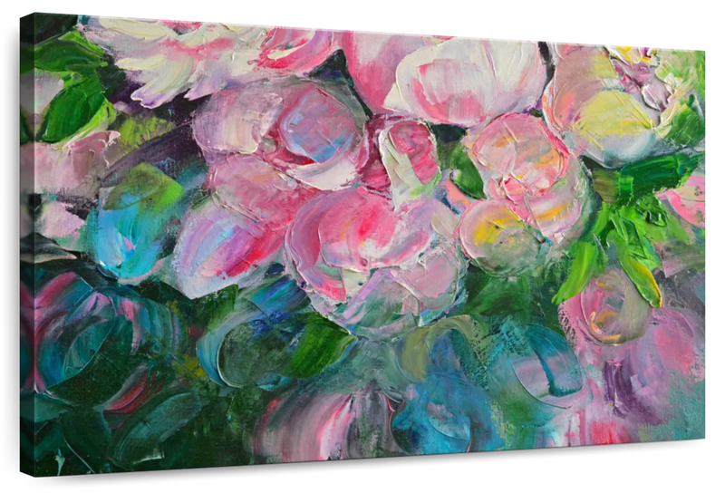 Abstract Peonies Wall Art