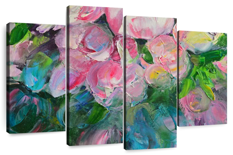 Abstract Peonies Wall Art