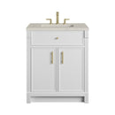 James Martin Bellshire 30" Single Bathroom Vanity, Bright White