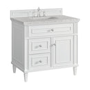 James Martin Lorelai 36" Single Bathroom Vanity, Bright White
