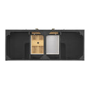 James Martin Myrrin 60" Double Bathroom Vanity, Carbon Oak