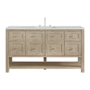 James Martin Breckenridge 60" Single Bathroom Vanity, Whitewashed Oak