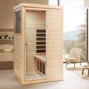 Canadian Hemlock One Person Far Infrared Sauna Room
