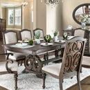 Rustic Dining Set With Table And Upholstered Chairs by Unique Piece Furniture