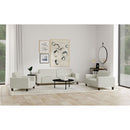 Xana - Track Arm Tufted Loveseat - Greige by HouseOfZazla