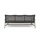 Outdoor Acacia Wood Wicker 3 Seater Sofa