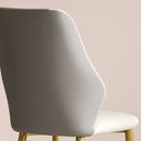 Dining Chairs (Set of 2) - Beige / Gray by HouseOfZazla