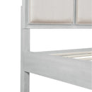 King Size Bed Frame with Upholstered Headboard