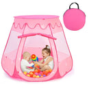 Pink Portable Kid Play House Play Tent with 100 Balls by LJGDeals