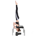 Yoga Iron Headstand Bench with PVC Pads for Family Gym-Black by LJGDeals