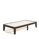 Twin Size 14 Inch Wooden Slats Bed Mattress Frame by LJGDeals
