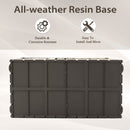 190 Gallon Metal Deck Box, Waterproof Steel Outdoor Storage Cabinet by HouseOfZazla