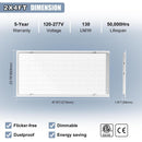 Yescom 2'x4' LED Panel Selectable Commercial LED Troffer (30W-72W)
