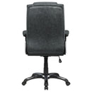 Stanton - Upholstered Adjustable Chair With Padded Arms And Adjustable Height - Gray by HouseOfZazla