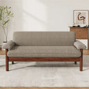 Loveseat Sofa 2 Seater Couch with Armrest Pillows by HouseOfZazla