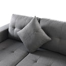 Modern Sectional Sofa Set with L Shape Chaise Lounge and Cup Holders