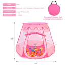 Pink Portable Kid Play House Play Tent with 100 Balls by LJGDeals