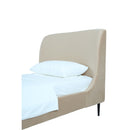 Heather - Upholstered Bed With Curved Headboard by HouseOfZazla