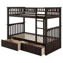 Bunk Bed With Drawers, Convertible Design by HouseOfZazla