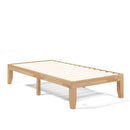 Twin Size 14 Inch Wooden Slats Bed Mattress Frame by LJGDeals