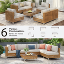 K&K 7-Piece Wicker Patio Furniture Set