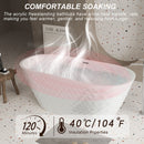 Freestanding Bathtub With Diamond Pattern Design by HouseOfZazla