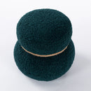 Snowman Stool With Cushion And Solid Wood Frame by HouseOfZazla