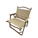 Comfy Foldable And Portable Chair With Armrests, Indoor And Outdoor (Set of 4) - Brown by HouseOfZazla