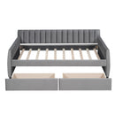 Upholstered Daybed With Slat Support by HouseOfZazla