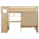 Loft Bed With Built In Desk And Staircase by HouseOfZazla