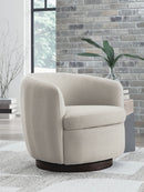 Annbury - Swivel Accent Chair - Light Beige by Unique Piece Furniture