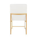 Fuji - Contemporary Stylish Frame, High Back Dining Chair (Set of 2)