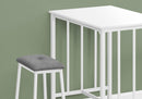 3 Piece Dining Set, Counter Height, Rectangular, Small, Contemporary & Modern by HouseOfZazla