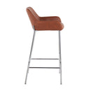 Daniella - Contemporary Fixed Height Bar Stool (Set of 2) by HouseOfZazla