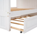 Bunk Bed With Twin Size Trundle, Guardrails by HouseOfZazla