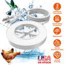 70W Outdoor Bird Bath Heater Winter Deicer with Thermostat, Auto Shutoff & Waterproof Design by GBruno Store