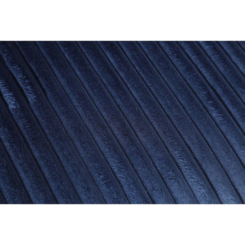 Modern Corduroy Blue Corner sofa Sleeper Sofa Couch With Comfy Deep Seat& 6 Pillows