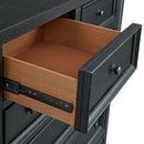 6 Drawer Chest With Knobs And Smooth Slides by HouseOfZazla