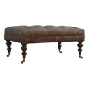 Buffalo - Ottoman With Castor Legs by HouseOfZazla