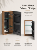 14'' Bathroom Mirror Cabinet with Storage by HouseOfZazla