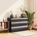 Minimalist Modern 6 Drawer Dresser, Handle Free Design With Wide Storage by Unique Piece Furniture