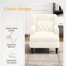 Upholstered Accent Chair Tufted Armchair For Living Room And Bedroom by Unique Piece Furniture