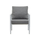 Modern Lounge Chair With Rope Accents And Cushions