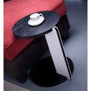 Round Coffee & End Table Set - Black by HouseOfZazla