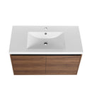 Bathroom Vanity Set With Resin Countertop Sink And 2 Doors, Engineered Wood by HouseOfZazla
