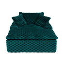 Comfort Bearing Sofa With 2 Pillows And 1 Backrest - Green by HouseOfZazla