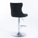 Swivel Adjustable Height Barstools Set of 2 by HouseOfZazla