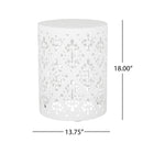 Outdoor Metal Modern Design End Table